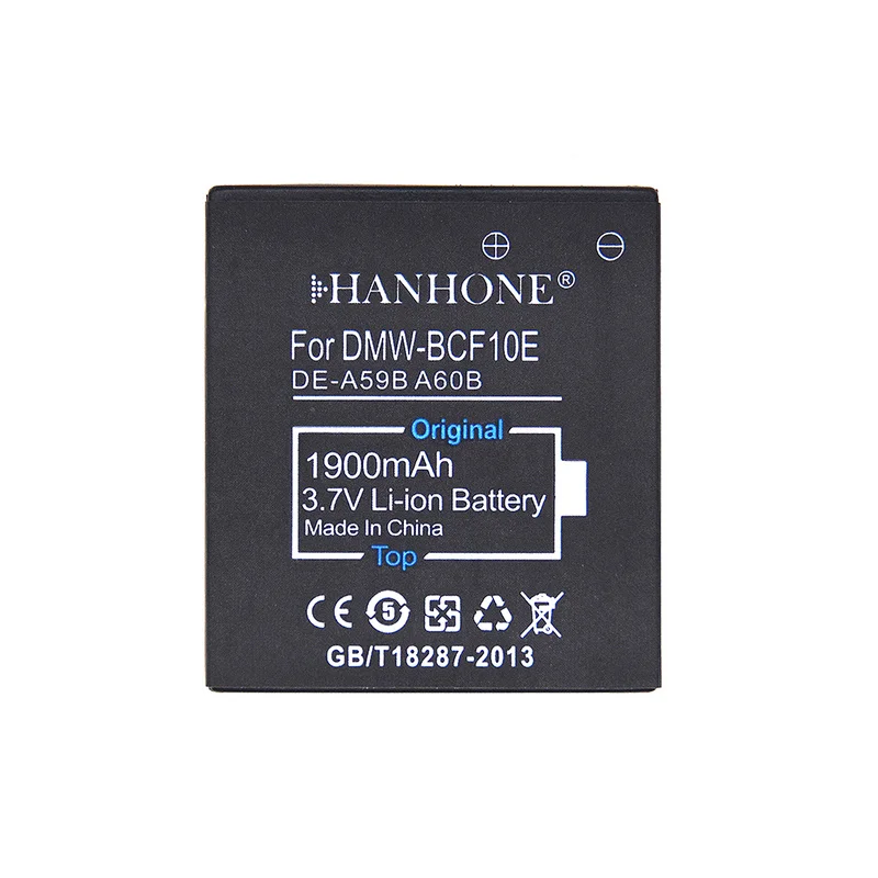 1900mAh батарея для камеры Panasonic Lumix CGA 106C S/106D S/106B DE A59B A60B DMW BCF10E DMWBCF10E DMC F2|Цифровые