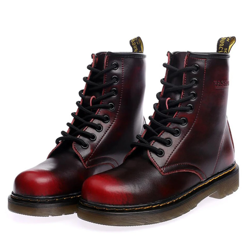 ladies leather lace up boots