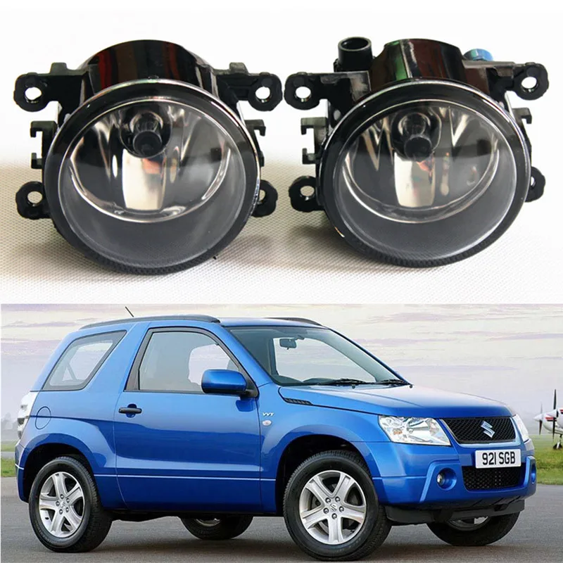 For Suzuki SX4 Grand Vitara 2 ALTO 5 SWIFT 3 IGNIS 2 IMNY FJ 1998-2014 Car styling Fog lights General halogen lamps 1set 2 шт высокая мощность canbus t10 w5w cob led автомобилей лампочки свет для suzuki aerio grand vitara swift sx4 vitara самурай парковка свет