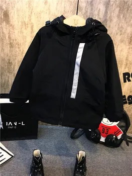 

Boys 2-8 Years Casual Jacket Set 3 PCS (Hooded Jacket + Tee Shirt + Camouflage Pant) Fashion Cotton Warm Jacket Suits