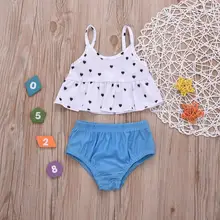 Girl Swimsuit Two Pieces Children's Swimwear Swim Suits Girl Print Two-piece Swimwear Swimsuit Bathing Suit Set A1
