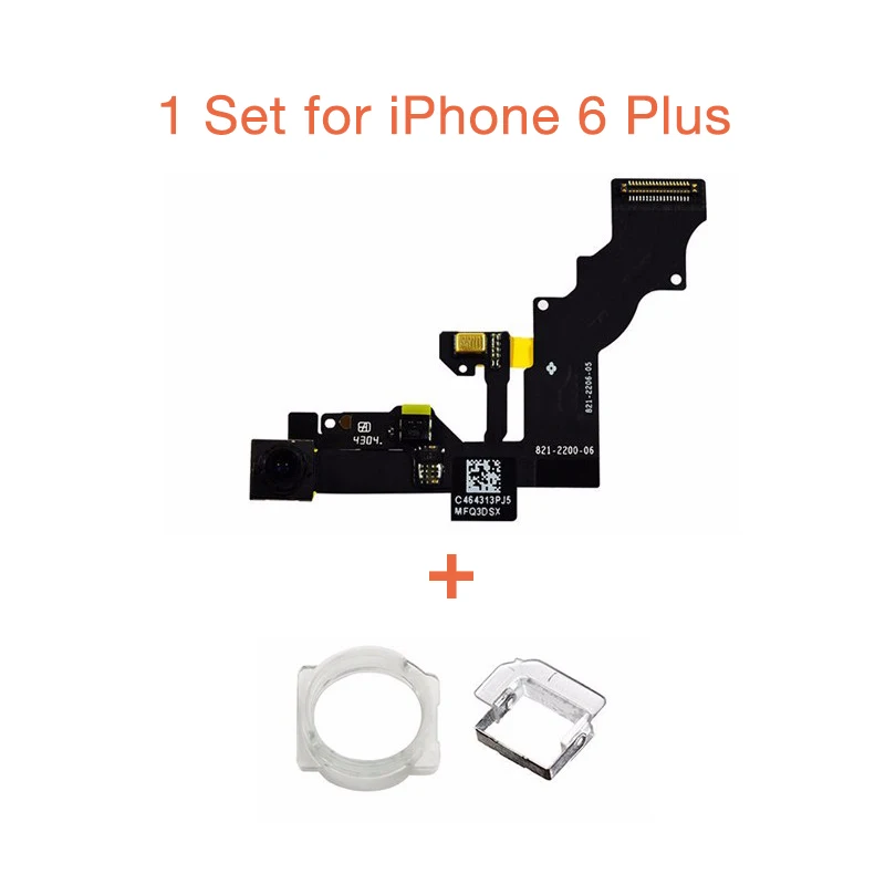 Front Camera Ring Holder For iPhone 5 5S 5C 6S 6 Plus Front Facing Camera Lens Right Proximity Sensor Flex Cable 5