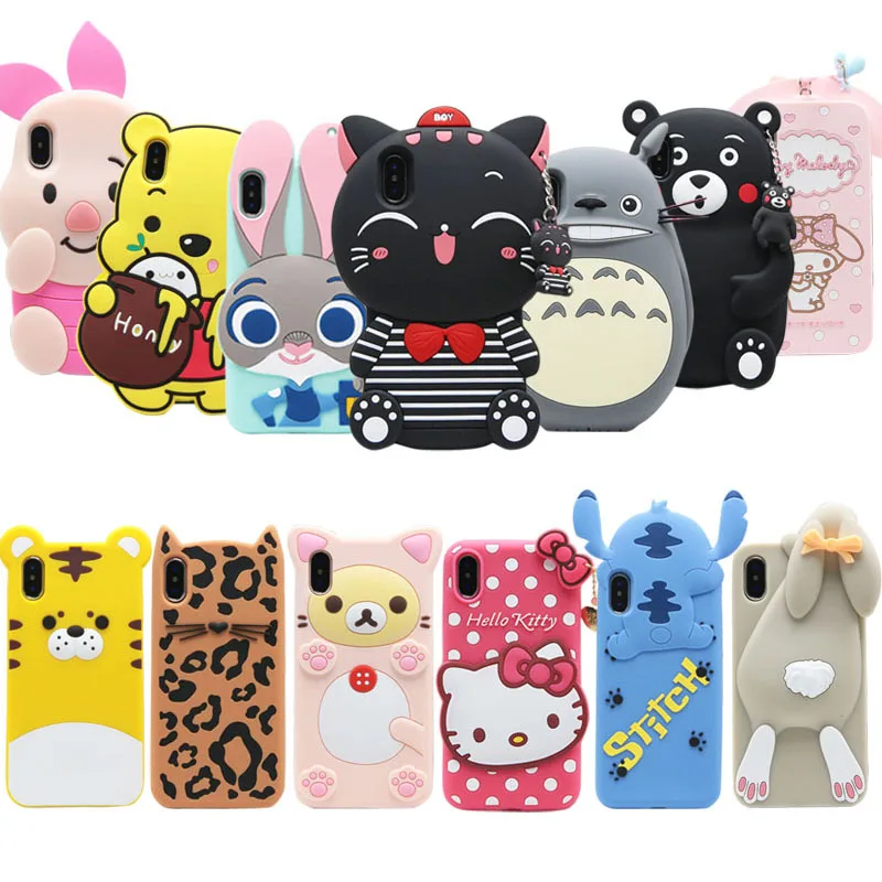 

15 Types For Huawei P20 Case Lovely Cute 3D Cartoon Lucky Cat Soft Silicon Cover For Huawei P20 Mobile Phone Cases