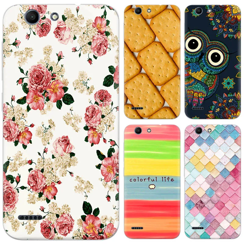 

Cartoon Case For vodafone E8 Case Back Fashion Patterned Funda Capa back Cover case