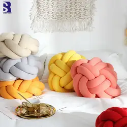 SunnyRain 1 часть Акриловый Нерегулярные Handtying Throw Подушка декоративная подушка вязаная подушка для кресла