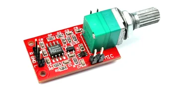 

MAX9812L +TDA1308 headset microphone amplifier amplification with volume potentiometer