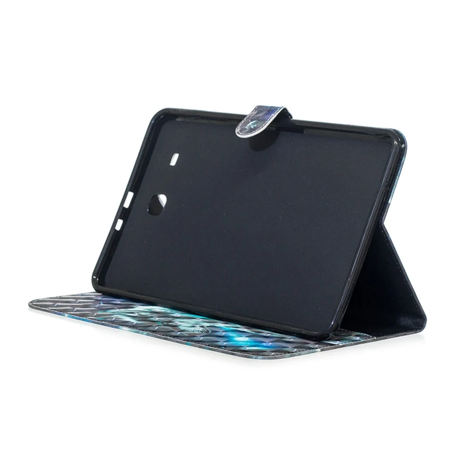 Чехол из искусственной кожи с 3D рисунком кота для Samsung Galaxy Tab E T560 SM T561 9 6 дюймов