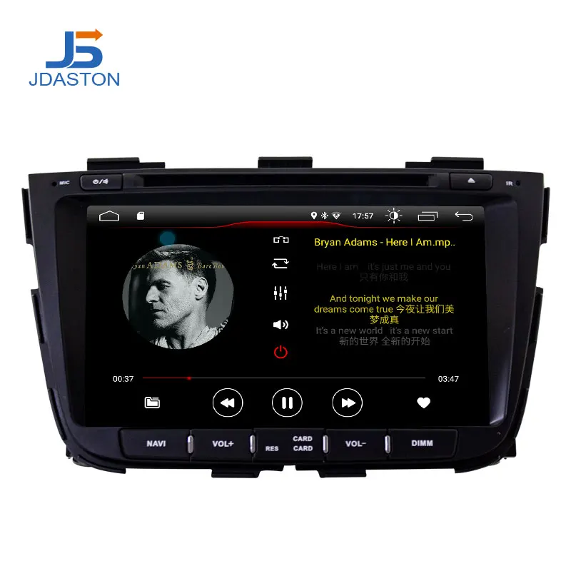 Top JDASTON Android 9.1 Car DVD Player For KIA SORENTO 2013 2014 2 Din Car Radio GPS Navigation Stereo WIFI Multimedia Head unit RDS 1
