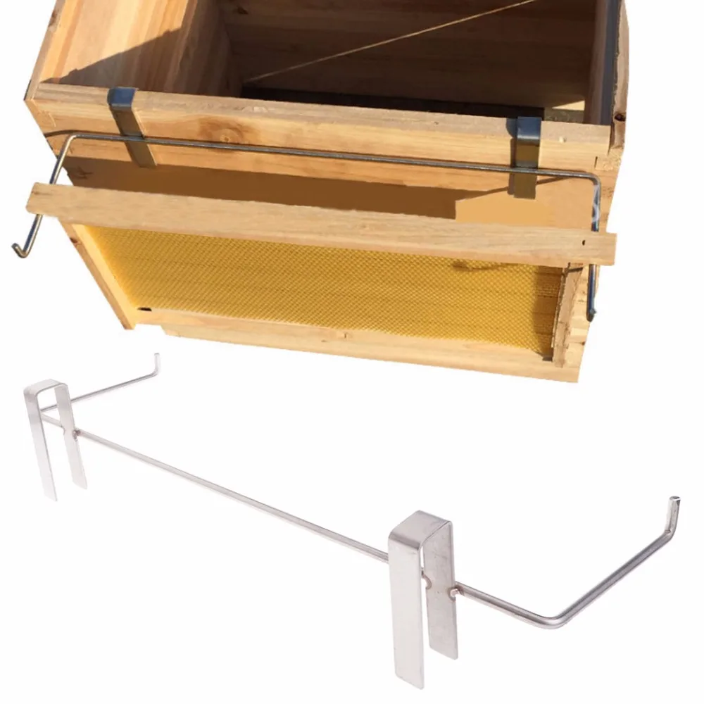 

High Quality 47cm Bee Case Cover Holder Stainless Steel Perch Beekeeping Equipment Hive Tools Accessory for Beekeeper C42