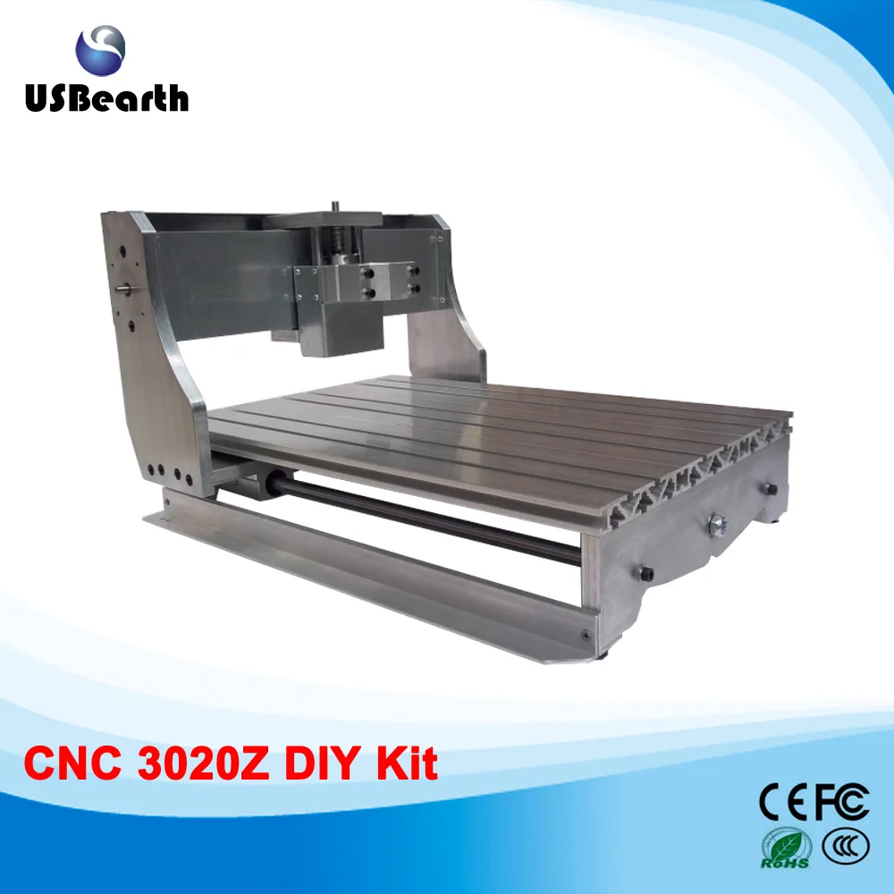 All cast aluminum CNC frame for CNC router 3020 with ball screw, easy