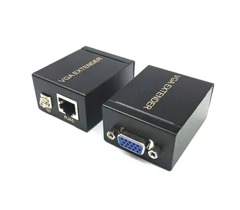 

NEW VGA Network Signal Extender Sender 60m RJ45 CAT5e/6 Transmitter Receiver Adapter for HDTV