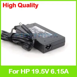 Тонкий 120W 19,5 V 6.15A адаптер переменного тока для hp павильон 24-b000 24-b100 24-b200 24-r000 24-r100 24-x000 27-a000 27-a100 27-a200 мощность