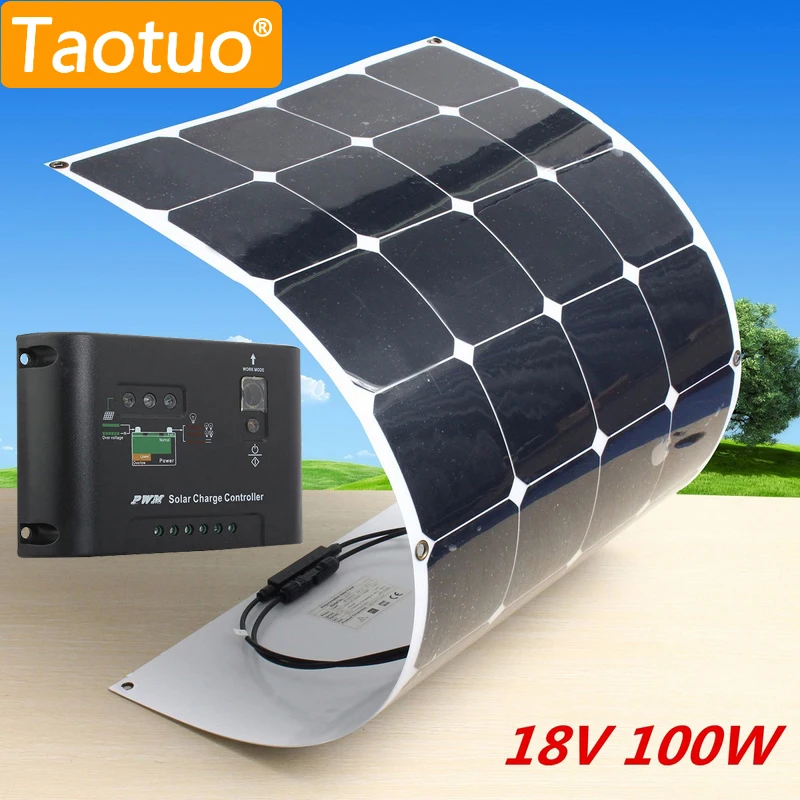 Aliexpress.com : Buy 100W 18V Solar Panel Monocrystalline