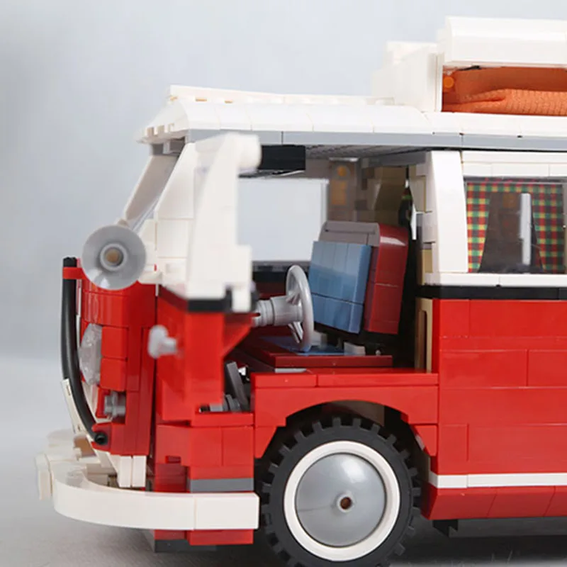 Lepinblocks 21001 Creator Expert Technic Car T1 Camper Van Bus Строительные блоки Набор детских игрушек для детей подарок 10220 King Bricks