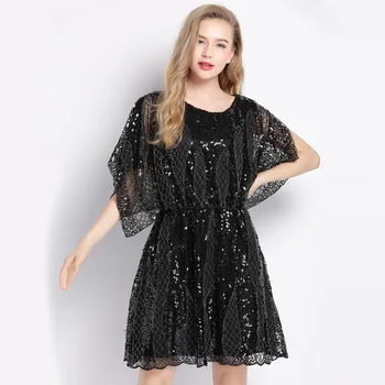 

Maxi Dress New Zanzea Vestido Longo Vestidos Mujer Dress Women Free Shipping 2020 Autumn Luxury Ladies Loose Sequined Beaded