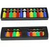 Portable Arithmetic Soroban w/ Mathematics Calculate Tool Colorful Beads Abacus #H055# 2