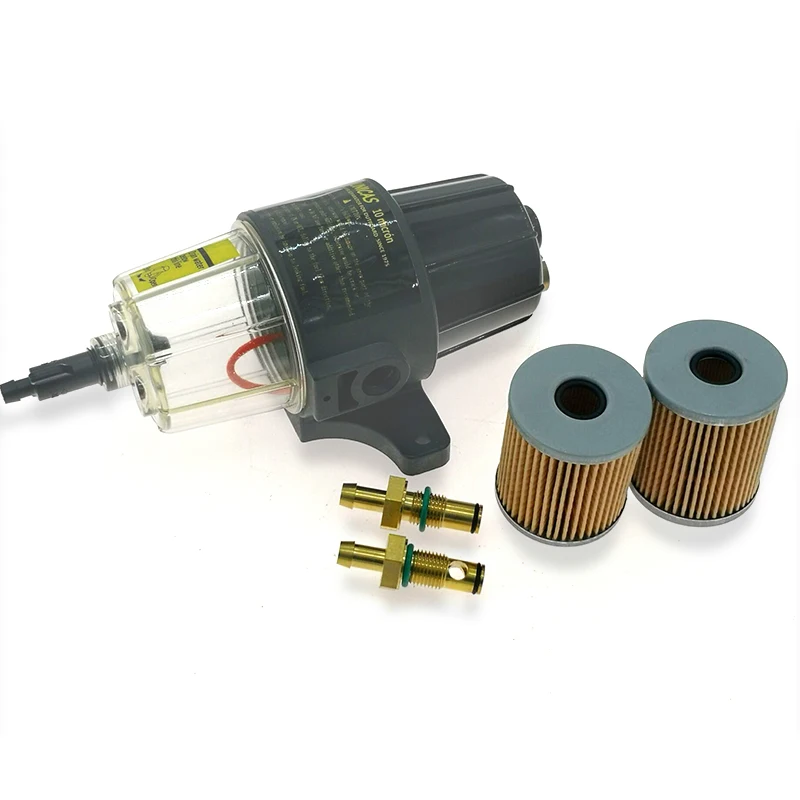 Ceny UF 10K FILTR PALIWA Separator wody montaż jasne miska dla silnik zaburtowy z 2 elementy filtra