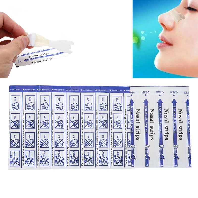 10pcs/lot Nasal Strips Anti Snoring Sleeping Are Better Than Breath