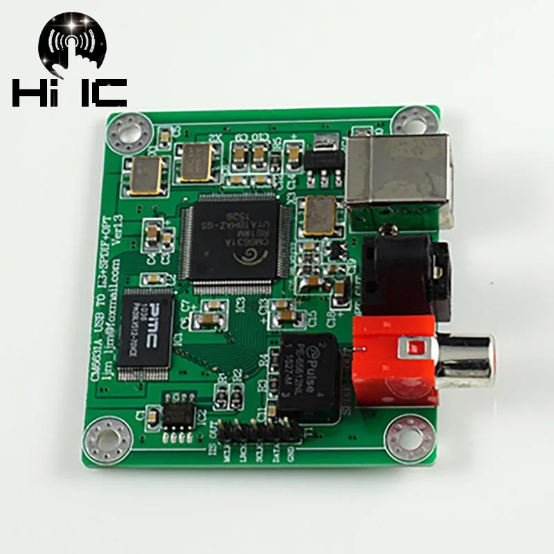 Hifi Cm6631a Digital Interface Dac 24bit 192k Sound Card Usb To Spdif
