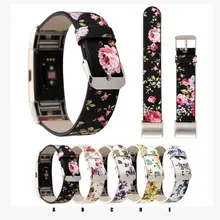 YOOSIDE роскошные кожаные элегантные часы ремешок для FitBit Charge 2 большие маленькие Ремешки для наручных часов с металлической застежкой браслет на запястье