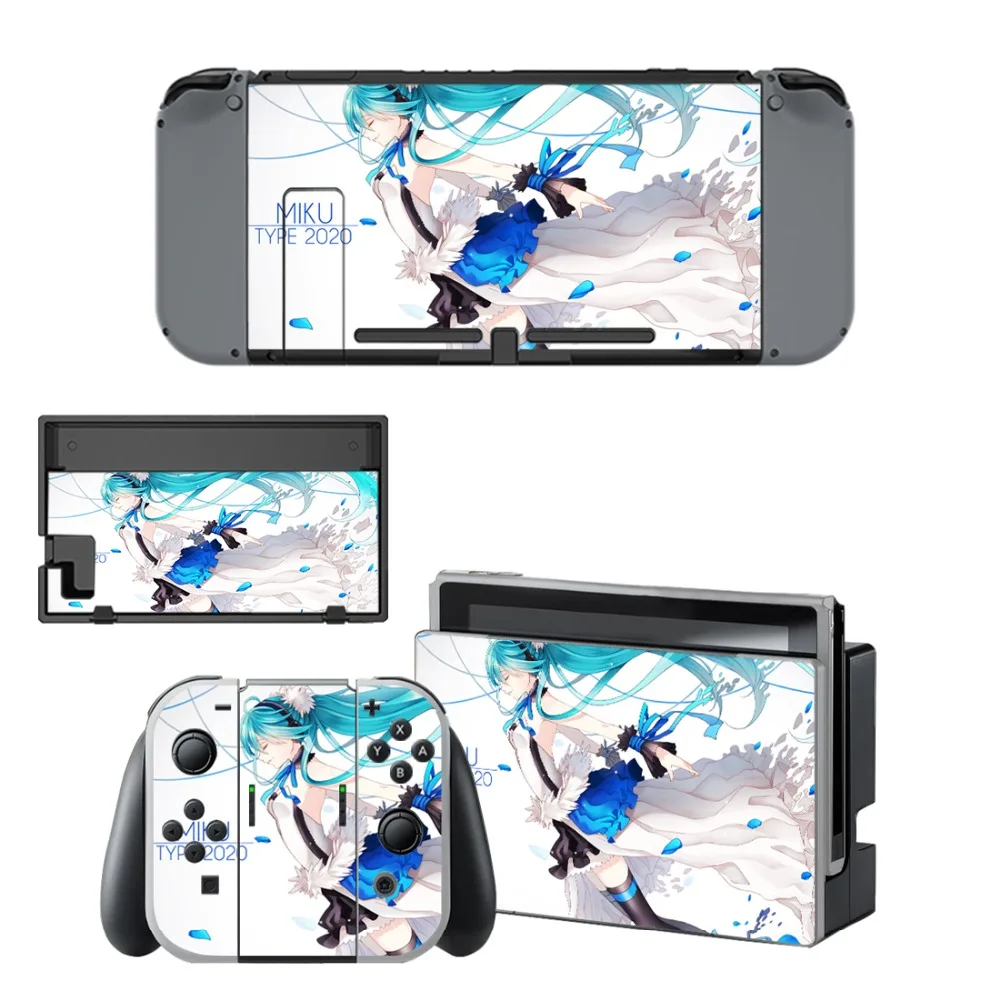 Hatsune Miku nintendo switch, накладка на кожный переключатель для nintendo Switch NS, контроллер Joy-con