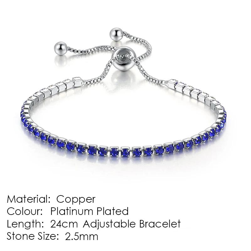 ZHOUYANG браслет для женщин роскошный стиль 4 цвета 4 когти мозаика кубический цирконий серебряный цвет модные украшения подарок H095 - Окраска металла: WhiteGold Blue H106