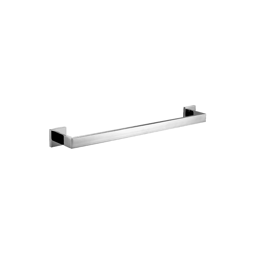 

Stainless Steel Square Bathroom Towel Rack Hanger Durable Bath Room Washcloth Rail Shelf
