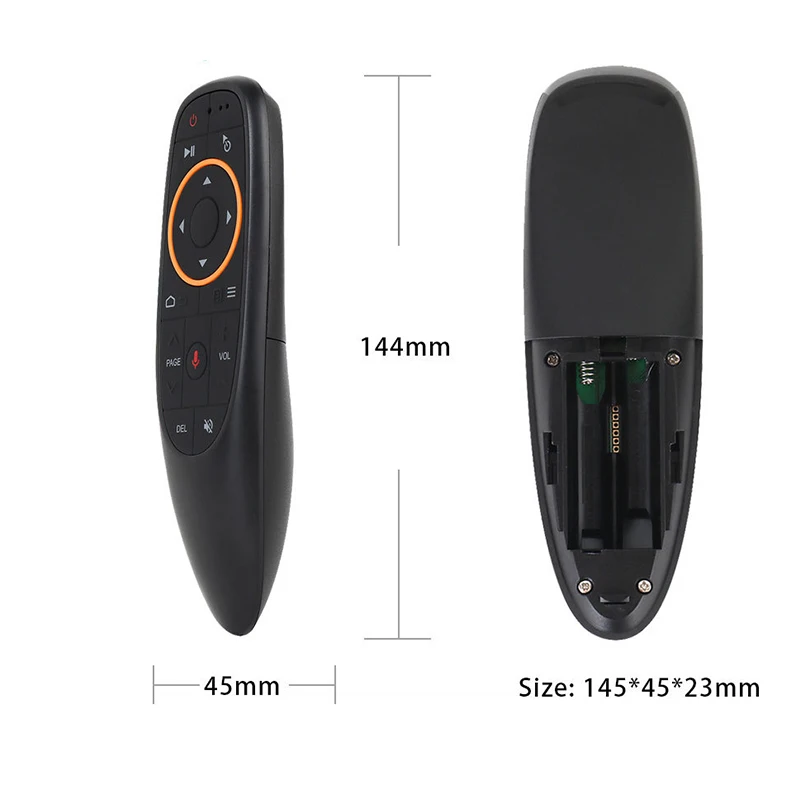 G10 Air Mouse Voice Control 2.4GHz Wireless Google Microphone USB Receiver Gyro Sensing Smart Remote Control for Android TV BOX