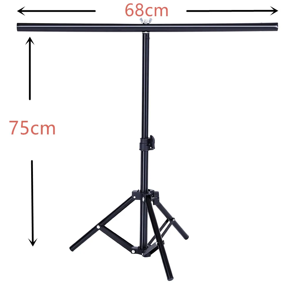 Фотография задний фон из ПВХ поддержка фоновая подставка система Металлические фоны для фотостудии видео с 2 зажимами 68 см X 75 см