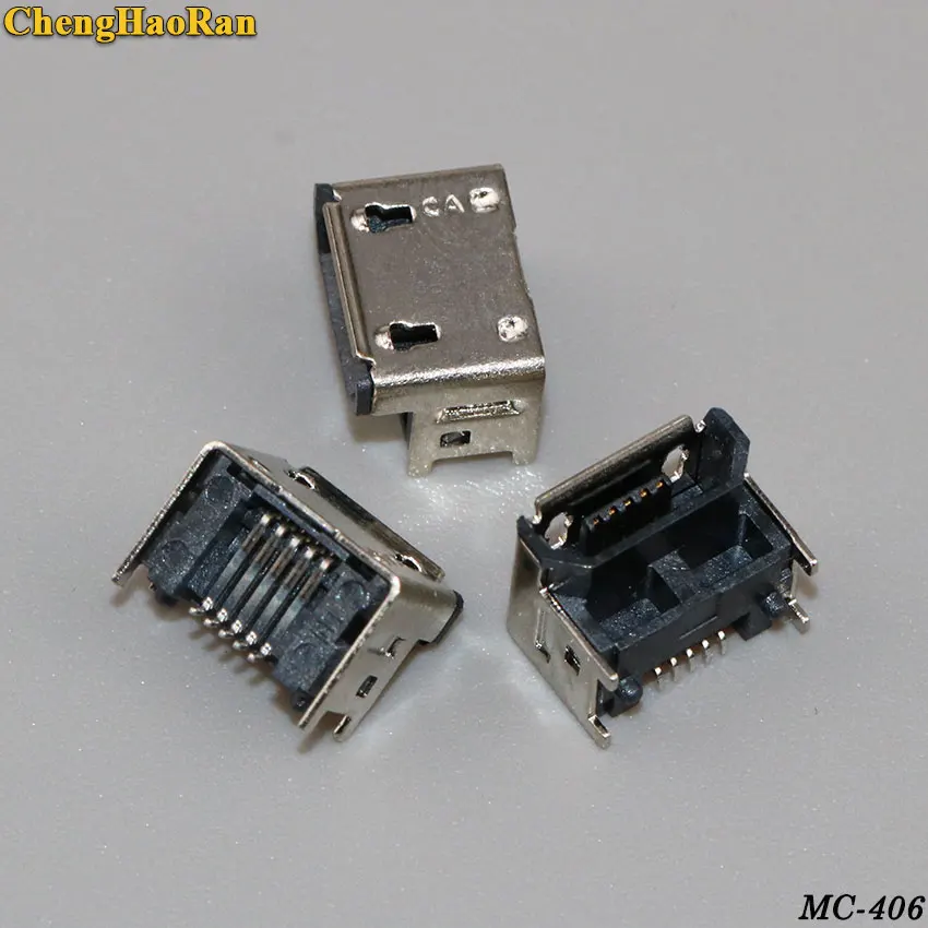

ChengHaoRan 1PCS 5pin Micro USB Jack Port for Western-Digital External Hard Drive etc Data Connector