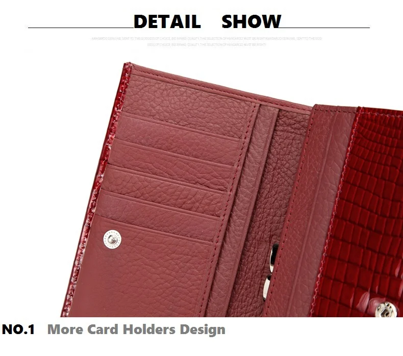 VICKAWEB Genuine Leather Small Wallet Women Wallets Alligator Short Purse Coins Hasp Girls Wallet Fashion Female Ladies Wallets-020