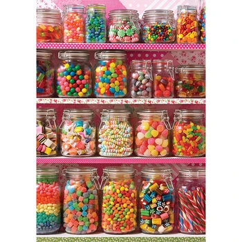 

Full Square/Round Drill 5D DIY Diamond Painting "candy jar" 3D Diamond Embroidery Cross Stitch Mosaic Rhinestone Paintings Decor