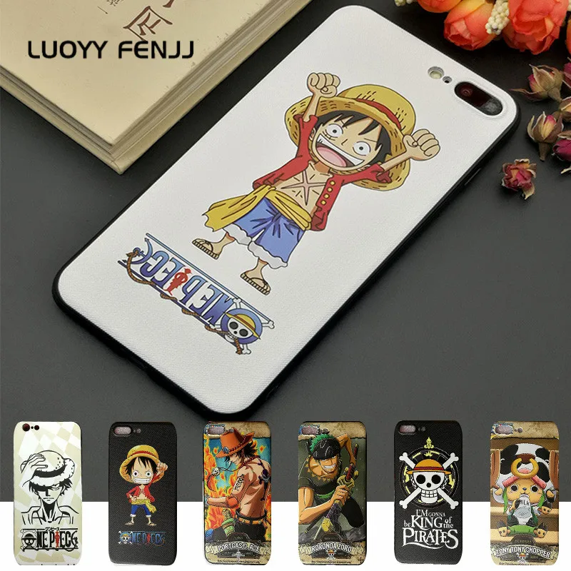 Luoyy fenjj мультяшный цельный чехол для iPhone 6 6s 7 Plus мягкий силиконовый из ТПУ 8 X Coque |