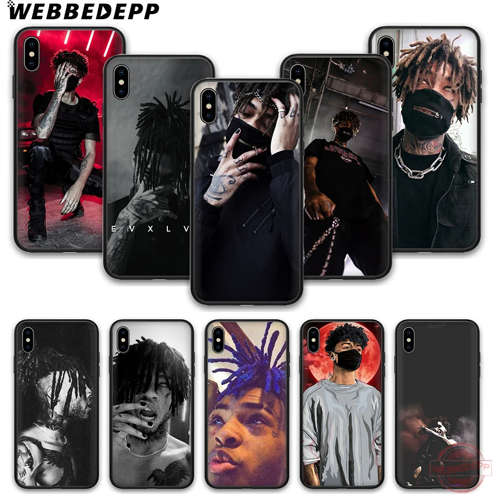 WEBBEDEPP Scarlxrd J soft silicone phone case for iPhone 5 6 7 8 Plus X XS XR Max.11 11peo 11proMax |