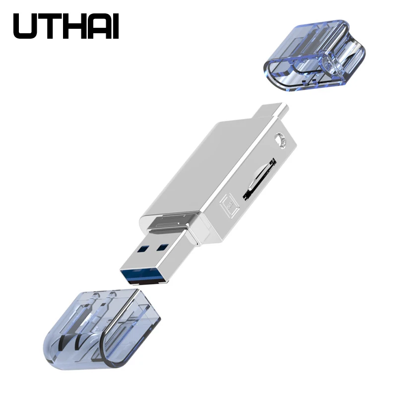 UTHAI D39 для HUAWEI NM кардридер Type C к Micro SD/USB3.0 адаптер Nano карты памяти 128G 90 МБ/с. чтение