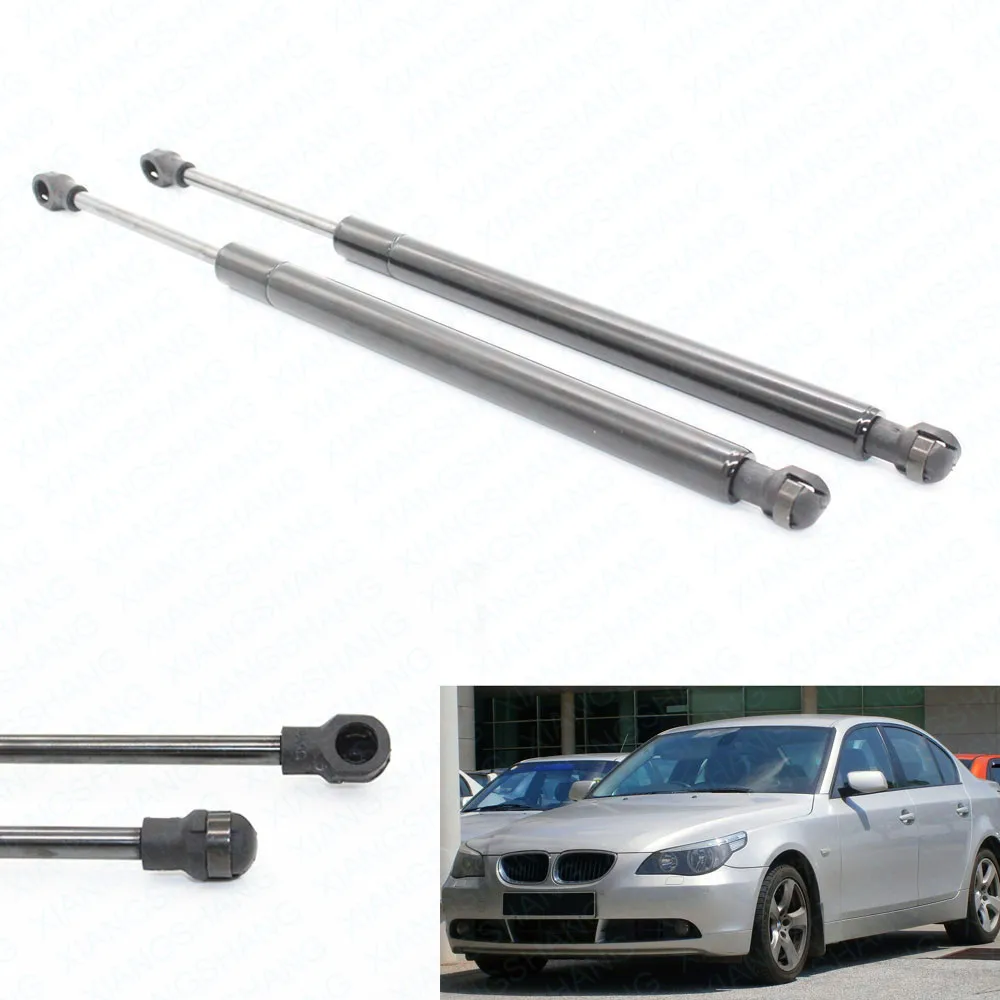 2pcs Front Hood Gas Springs Gas Charged Lift Support For BMW E60