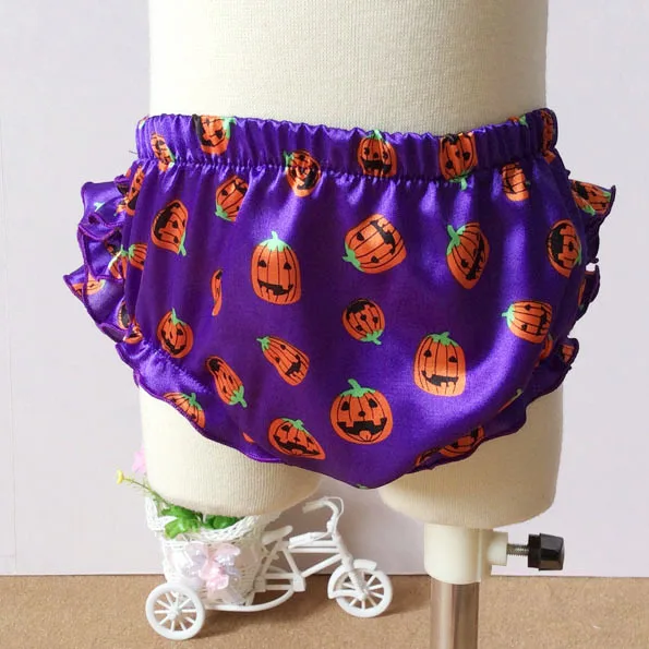 От 0 до 2 лет шорты для девочек на Хэллоуин принт тыквенный Монстр шаровары для новорожденных младенцев