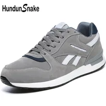 Hundunsnake Leather Grey Woman Sport Sneakers Women Sport Shoes Women's Sports Shoes Men Running Shoes Woman Trainers Walk T620