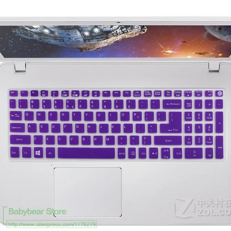 15 6 дюймовая Силиконовая Защитная крышка для клавиатуры Acer Aspire E5 573/574/575G V3 574G 532G