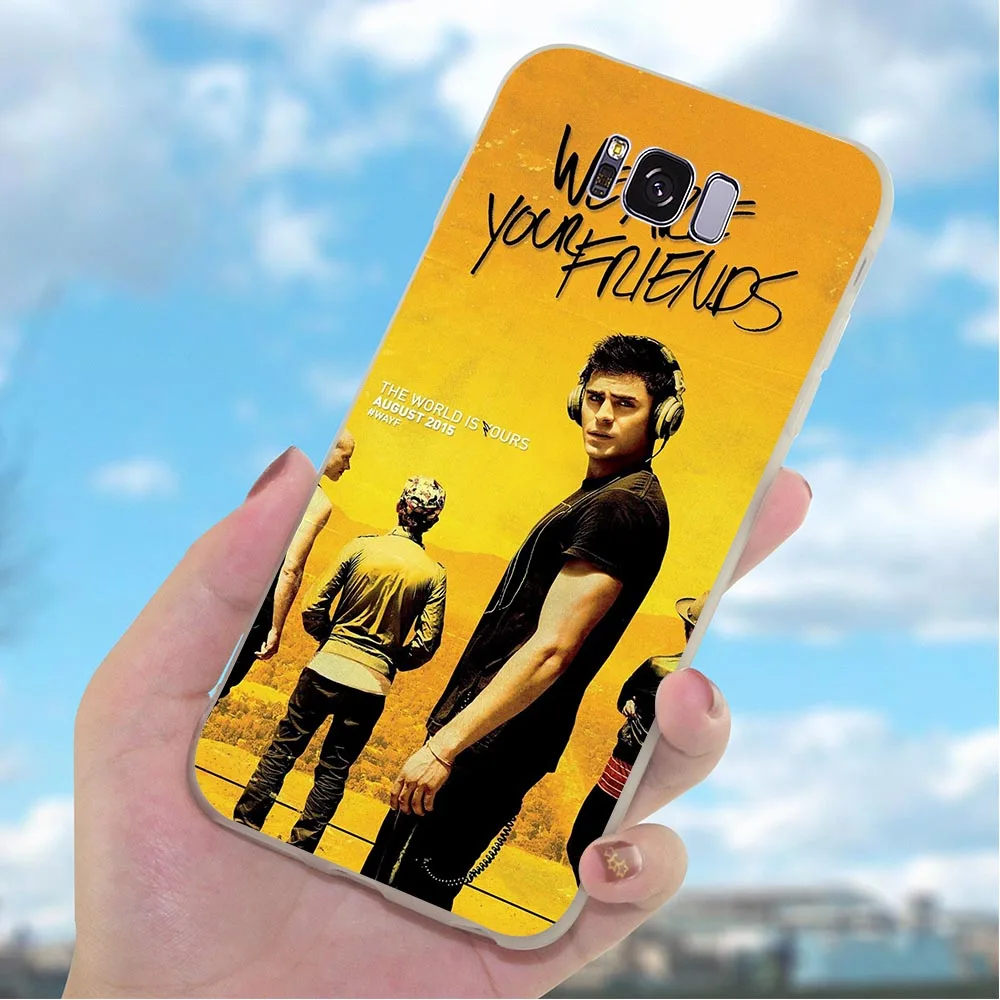 Мягкие чехлы из ТПУ задняя крышка для телефона Zac Efron чехол Samsung Note 9 Galaxy S10e M10 M20 M30 S7