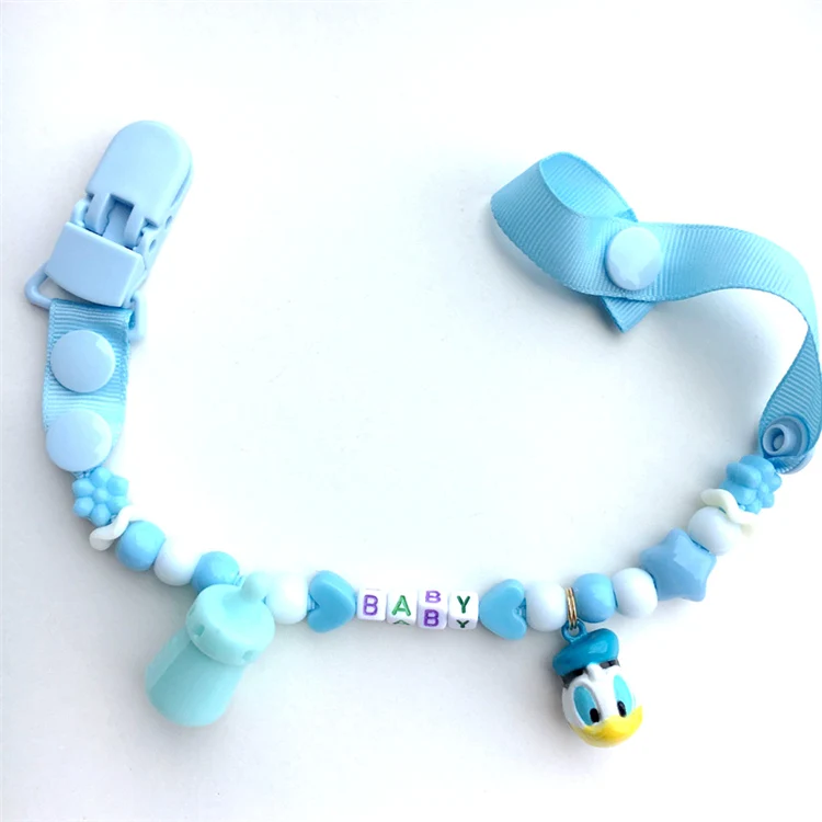 1Pc Newborn baby pacifier clips chain strap soother dummy nipple holder CRIT