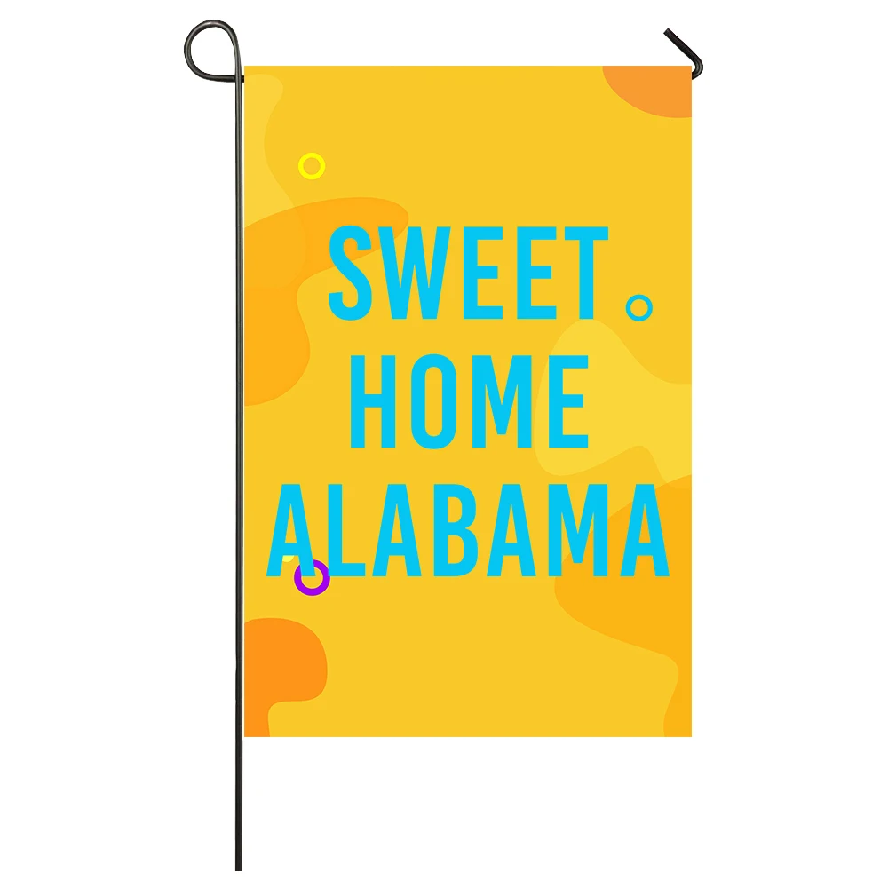Красивый домашний флаг сада Alabama декор флаги Счастливый Фестиваль подвесной