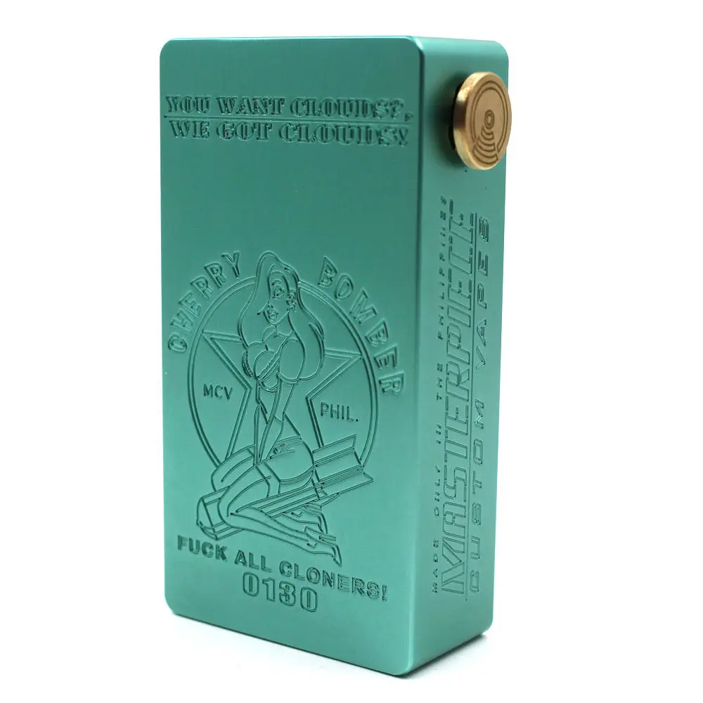 CHERRY BOMBER box mod Full Mechanical Black Box Mod Style Parallel Dual