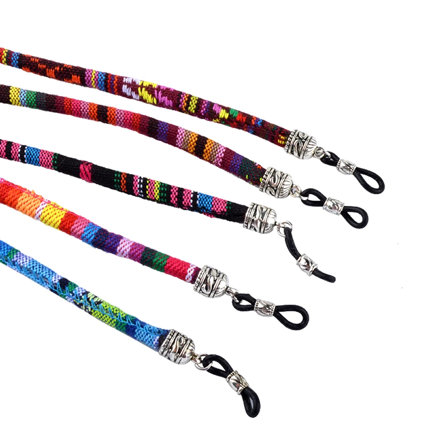20PCS Round retro eyeglass sunglasses cotton neck string cord retainer