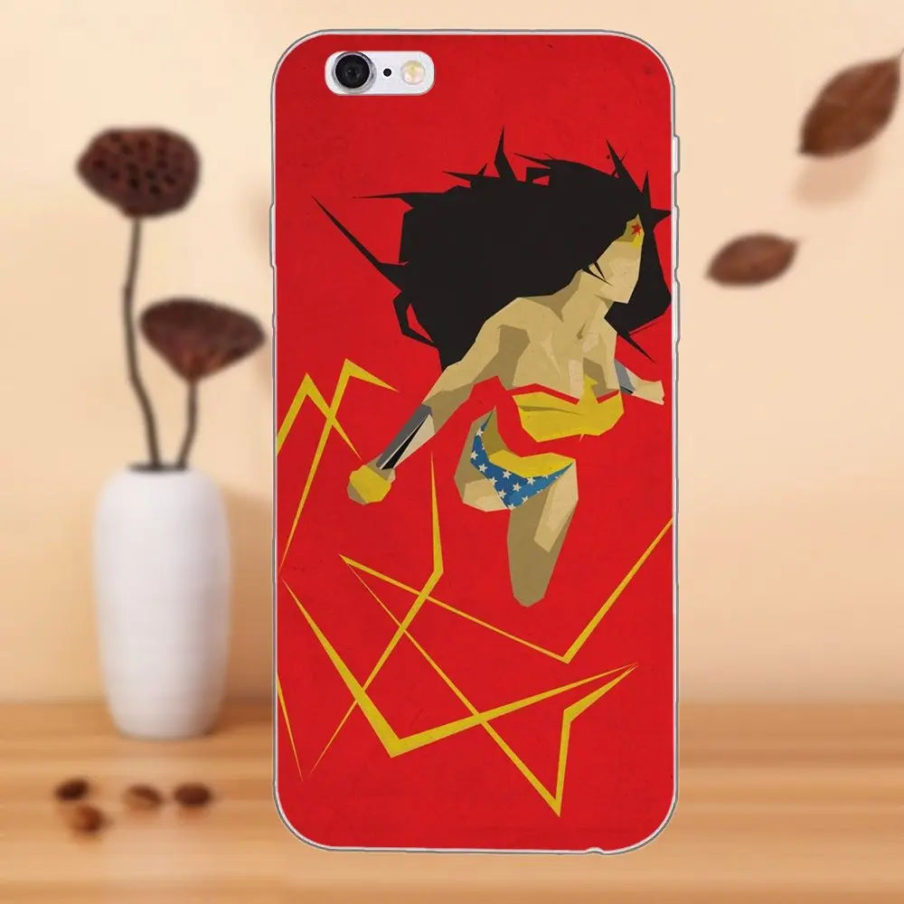 TPU Mobile For Sony Xperia Z Z1 Z2 Z3 Z4 Z5 compact Mini M2 M4 M5 T3 E3 E5 XA XA1 XZ Premium Comic Wonder Woman Logo Poster
