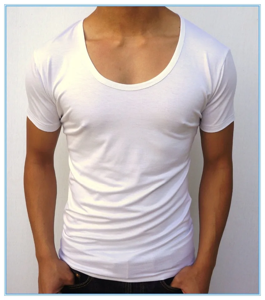 plain scoop neck t shirts