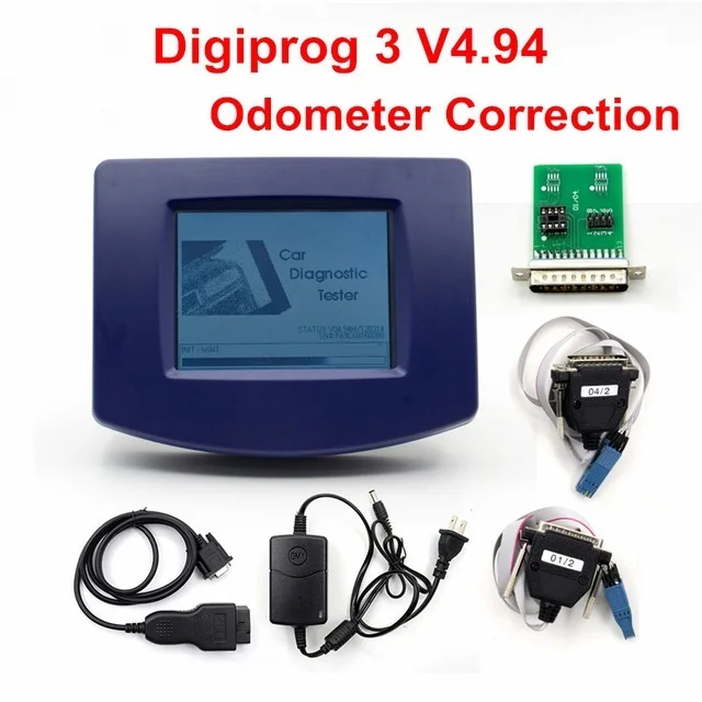 Digiprog III V4.94 Digiprog 3 с OBD2 ST01 ST04 кабеля инструмент коррекции одометра Digiprog3