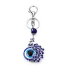 Evil Eye Metal Charm Key Chain15 Different Animal Styles Fashion Blue Pattern Tassel Pendant Key Ring For Men Women Jewelry ► Photo 1/6
