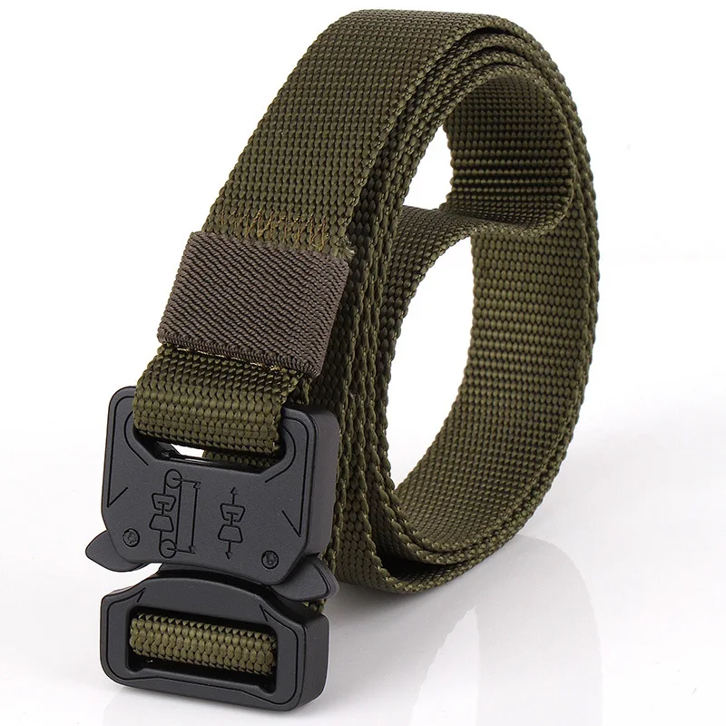 

2.5cm width Women's Belts Nylon Taktischer Gurtel Cinturon al aire libre 125cm length 3colors military tactical belts ZSY6817