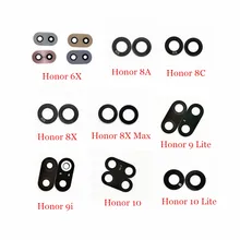 Задний объектив задней камеры с наклейками для Huawei Honor 6X 8A 8C 8X Max 9i 9 Lite 10 Lite